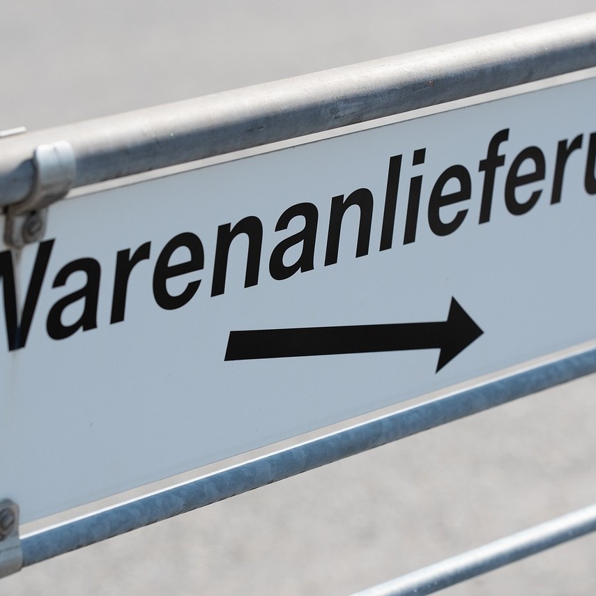 Öffnen Warenannahme